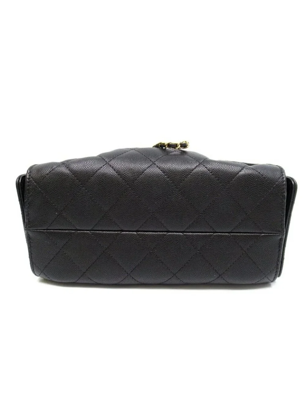 Chanel 25 Mini Handbag Caviar Leather Black